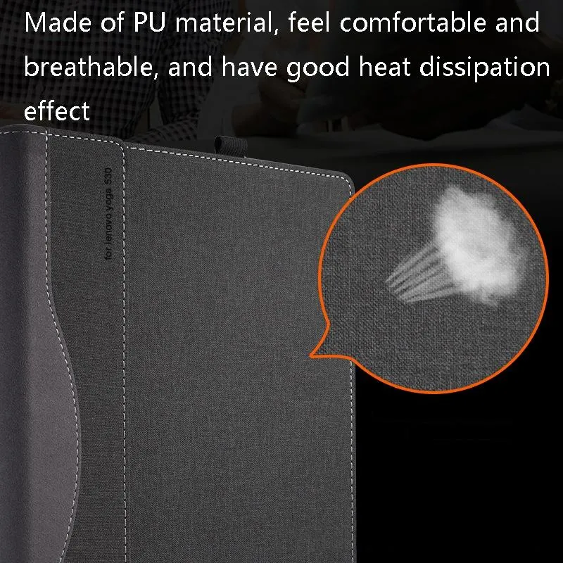 14 Inch Laptop Protective Case In Pu Leather For Ideapad C340