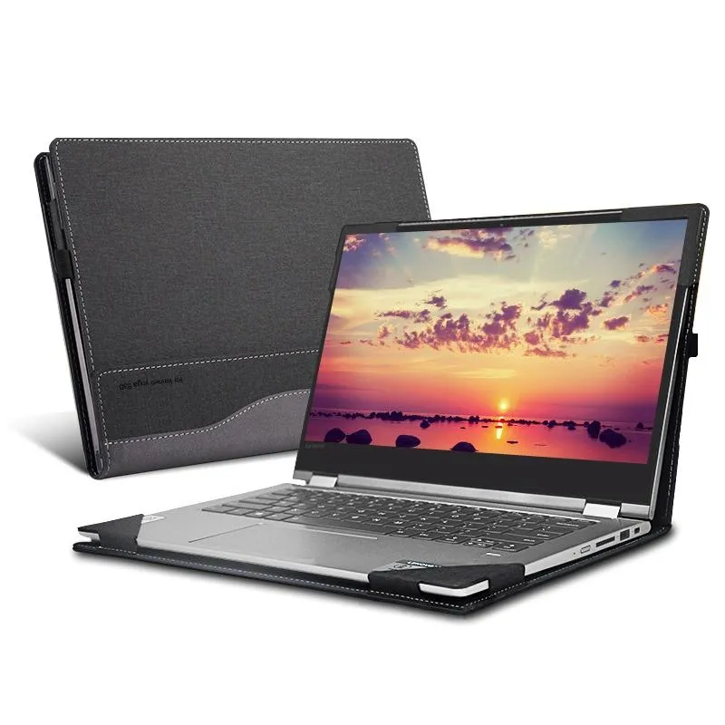14 Inch Laptop Protective Case In Pu Leather For Ideapad C340