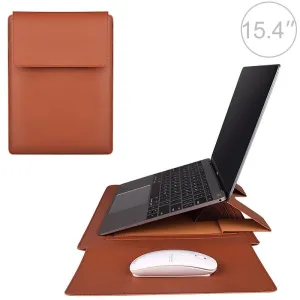 15.4 Inch Laptop Leather Sleeve Carrying Bag