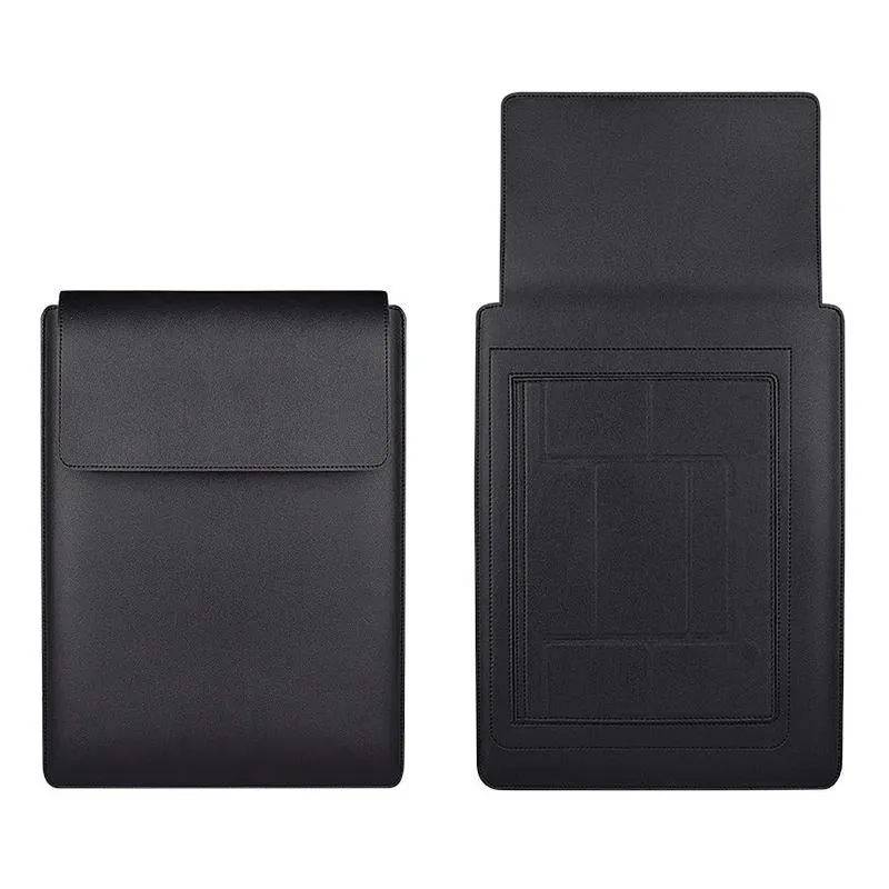 15.4 Inch Laptop Leather Sleeve Carrying Bag