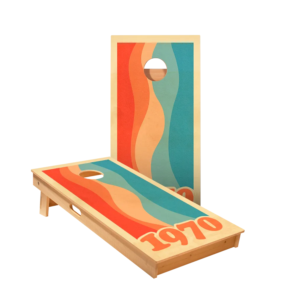 1970 Graphic Star Cornhole Boards