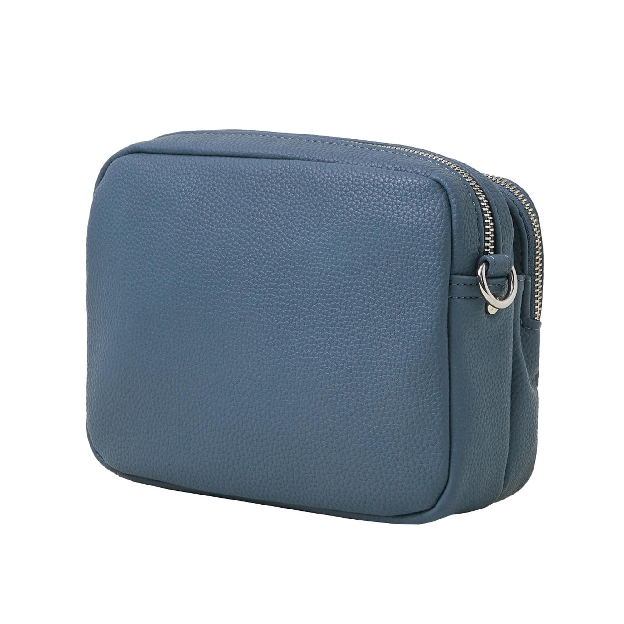 Accessorize London Women's Blue Wide Strap Functional Sling Bag
