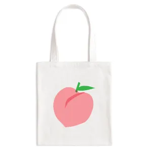 AJJ x WWF Canvas Tote - Peach & Cactus
