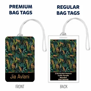 Bag Tags Jungle Design - Set of 5