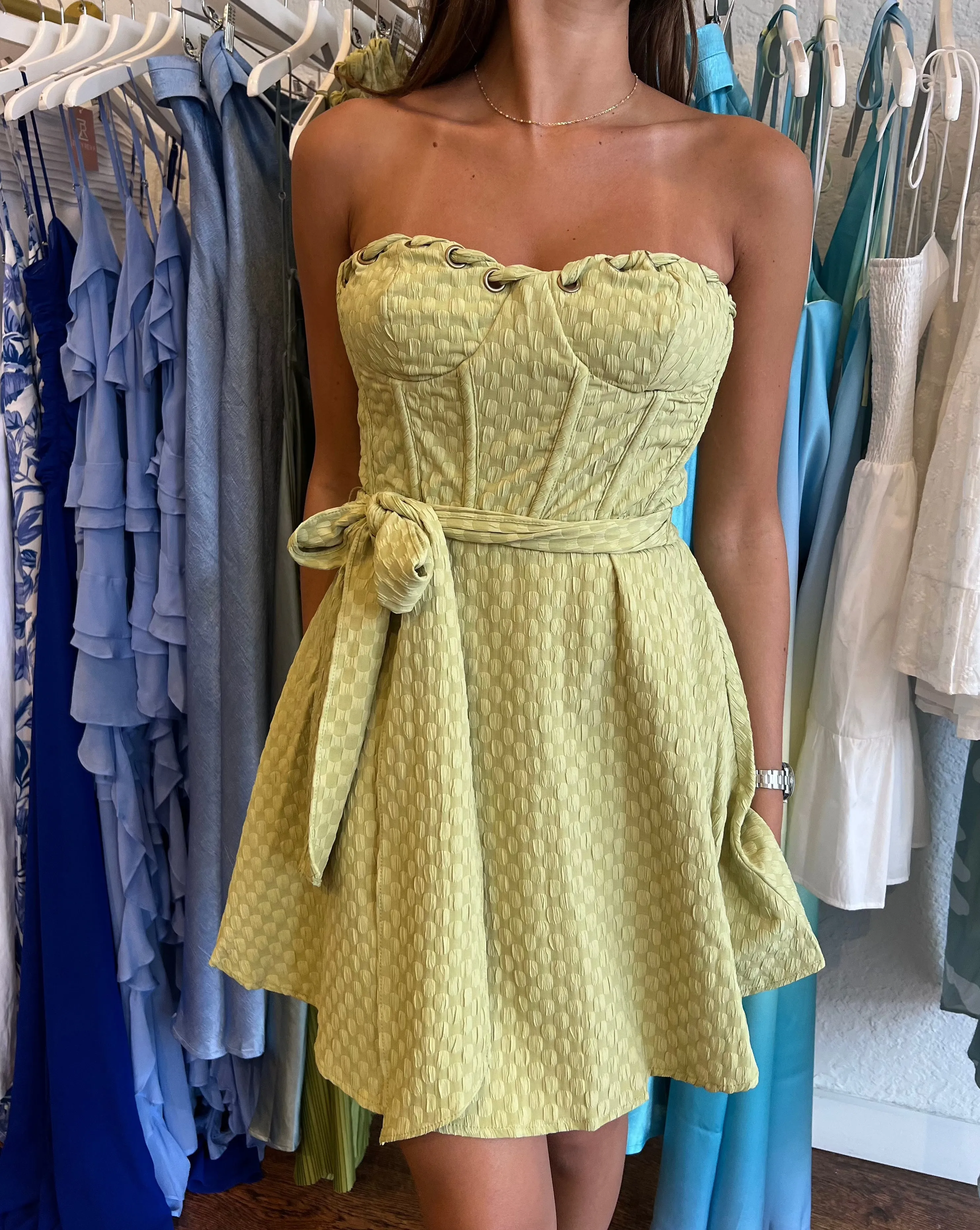 Bardot Mini Dress