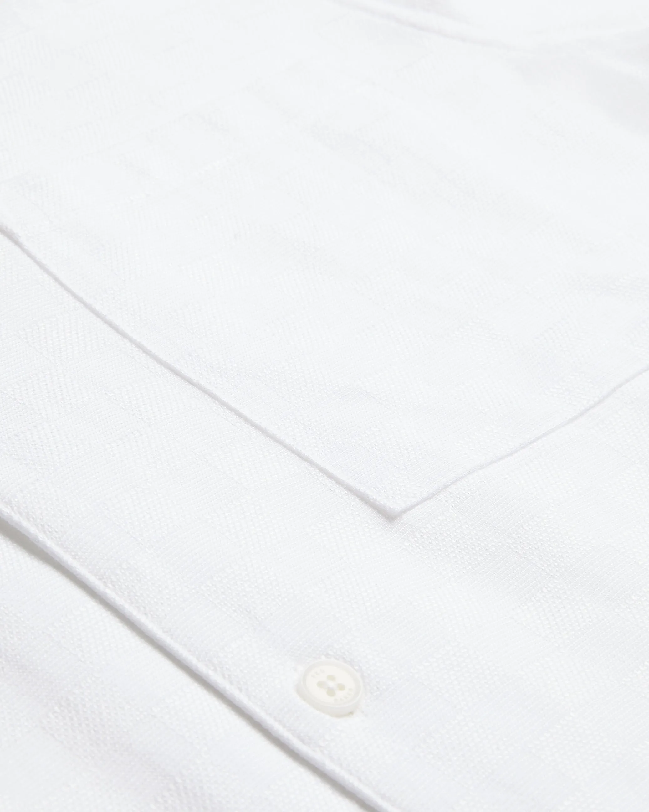 Beckfor Ss Oversized Textured Check Shirt White