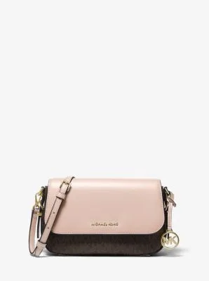 Bedford Legacy Large Logo and Pebbled Leather Crossbody Bag