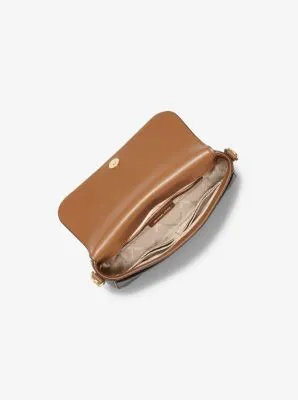Bedford Legacy Large Logo and Pebbled Leather Crossbody Bag