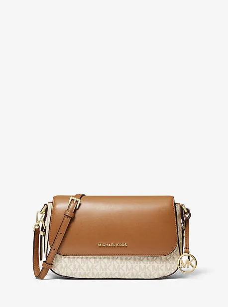 Bedford Legacy Large Logo and Pebbled Leather Crossbody Bag