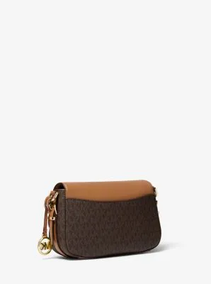 Bedford Legacy Large Logo and Pebbled Leather Crossbody Bag