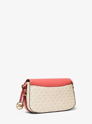 Bedford Legacy Large Logo and Pebbled Leather Crossbody Bag