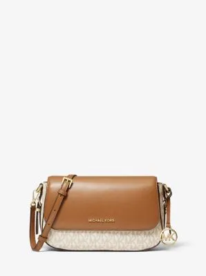 Bedford Legacy Large Logo and Pebbled Leather Crossbody Bag