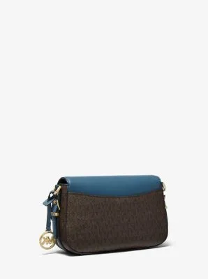 Bedford Legacy Large Logo and Pebbled Leather Crossbody Bag