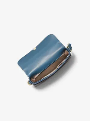Bedford Legacy Large Logo and Pebbled Leather Crossbody Bag
