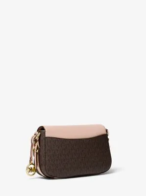 Bedford Legacy Large Logo and Pebbled Leather Crossbody Bag