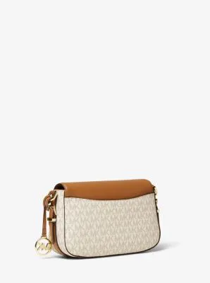 Bedford Legacy Large Logo and Pebbled Leather Crossbody Bag