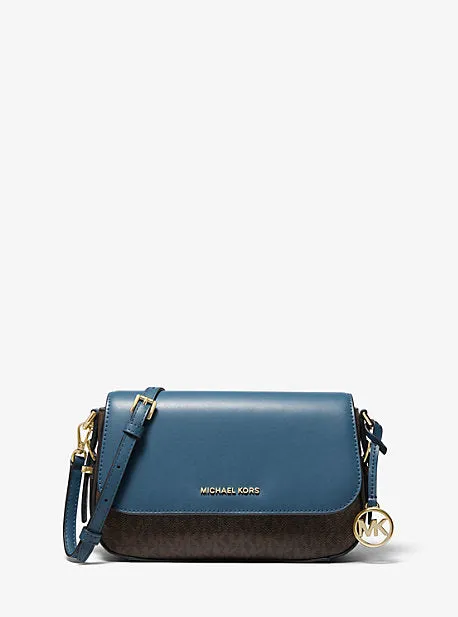 Bedford Legacy Large Logo and Pebbled Leather Crossbody Bag