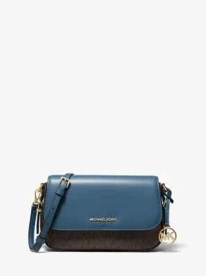 Bedford Legacy Large Logo and Pebbled Leather Crossbody Bag
