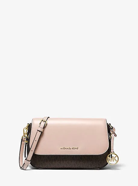 Bedford Legacy Large Logo and Pebbled Leather Crossbody Bag