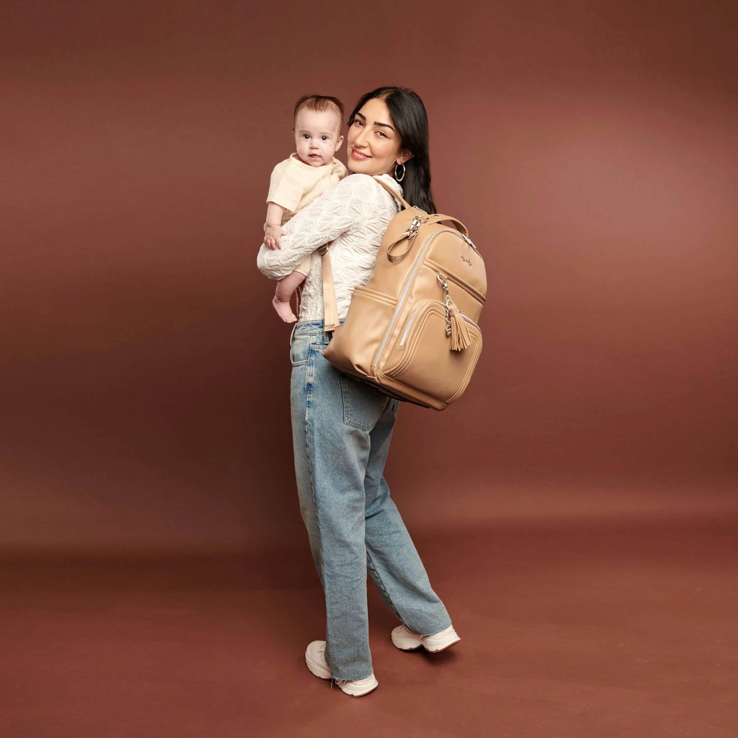 Chai Latte Boss Plus Backpack Diaper Bag