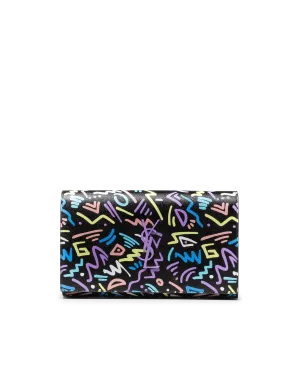 Chain Wallet With Graphic Design