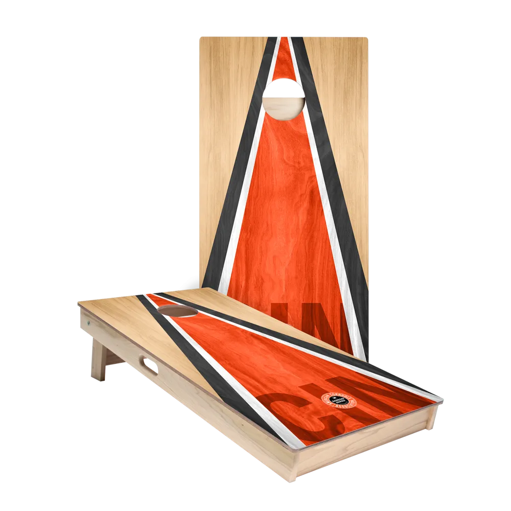 Cincinnati Football Gameday Classic Triangle Star Cornhole Boards