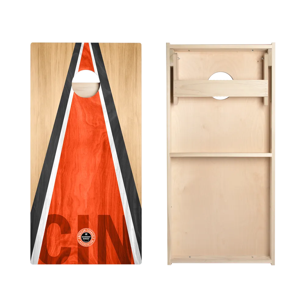 Cincinnati Football Gameday Classic Triangle Star Cornhole Boards