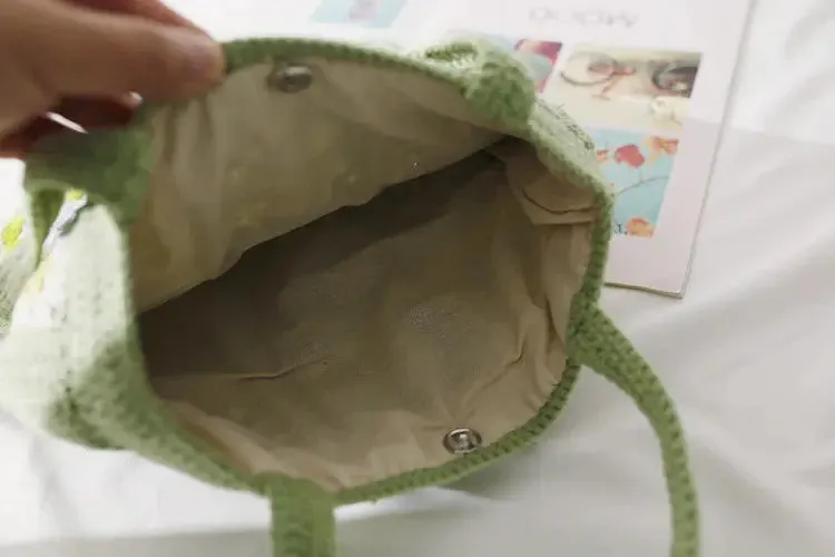 Crochet Grandmother Square Shoulder Bag