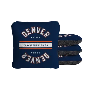 Denver Football Gameday Vintage Synergy Soft Cornhole Bags