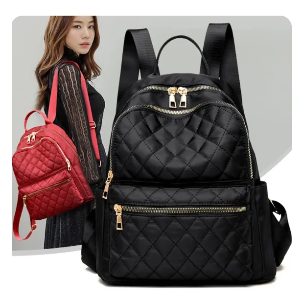 Design Frauen Rucksack Nylon Reise Rucksäcke für Mädchen