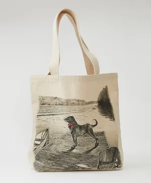 Dog on Dock Medium Tote