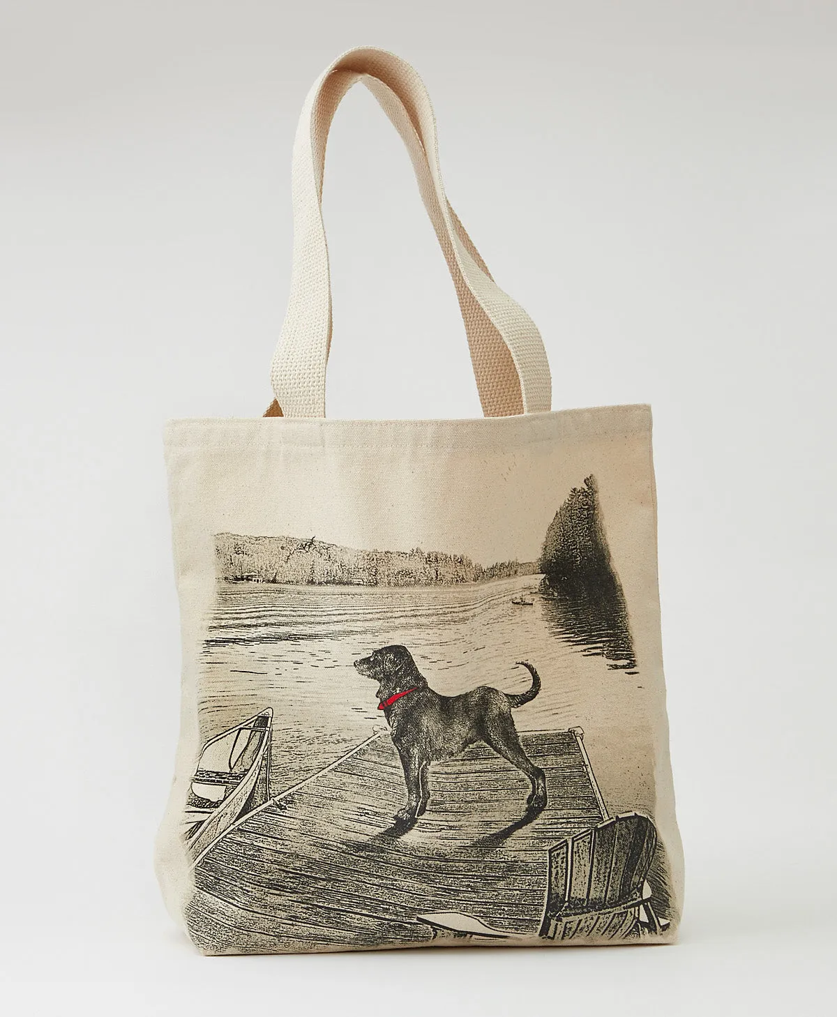 Dog on Dock Medium Tote