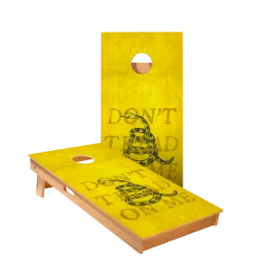 Don’t Tread On Me Yellow Star Cornhole Boards