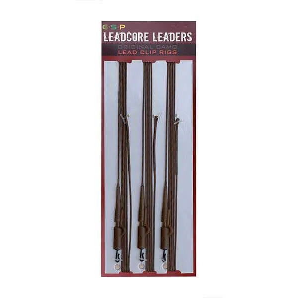 ESP Leadcore Leaders Original Camo Lead Clip 1.0m