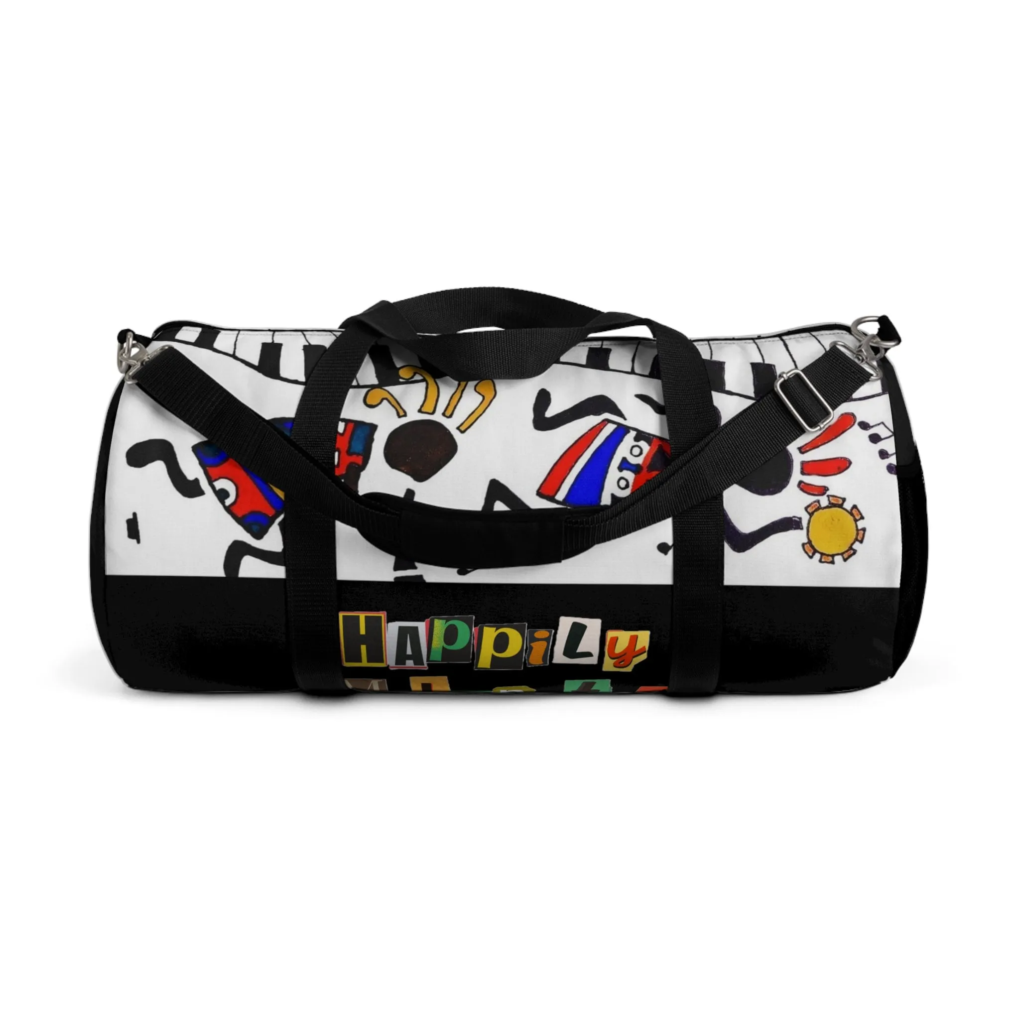 Ethnic Music Art Handmade Duffel - Bohemian Style Travel Bag