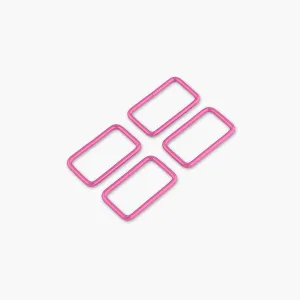 Four Tula Pink 1 1/2" Rectangle Rings