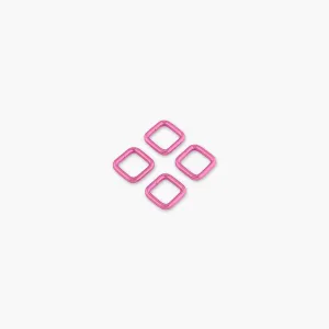 Four Tula Pink 1/2" Rectangle Rings