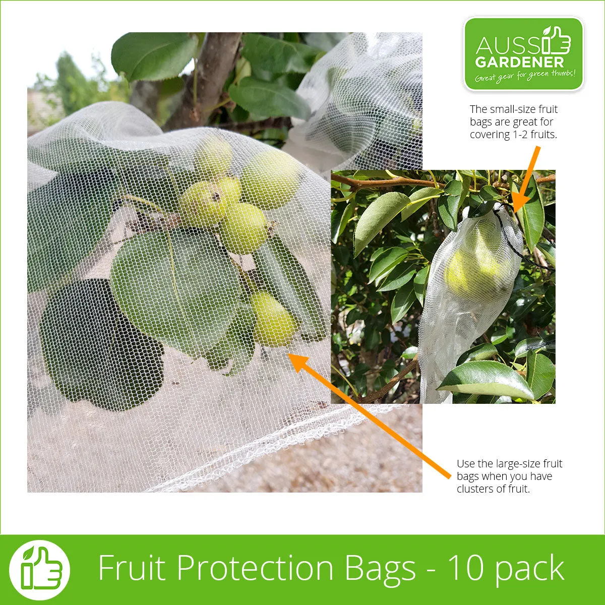 Fruit Protection Bags (Pack OF 10)