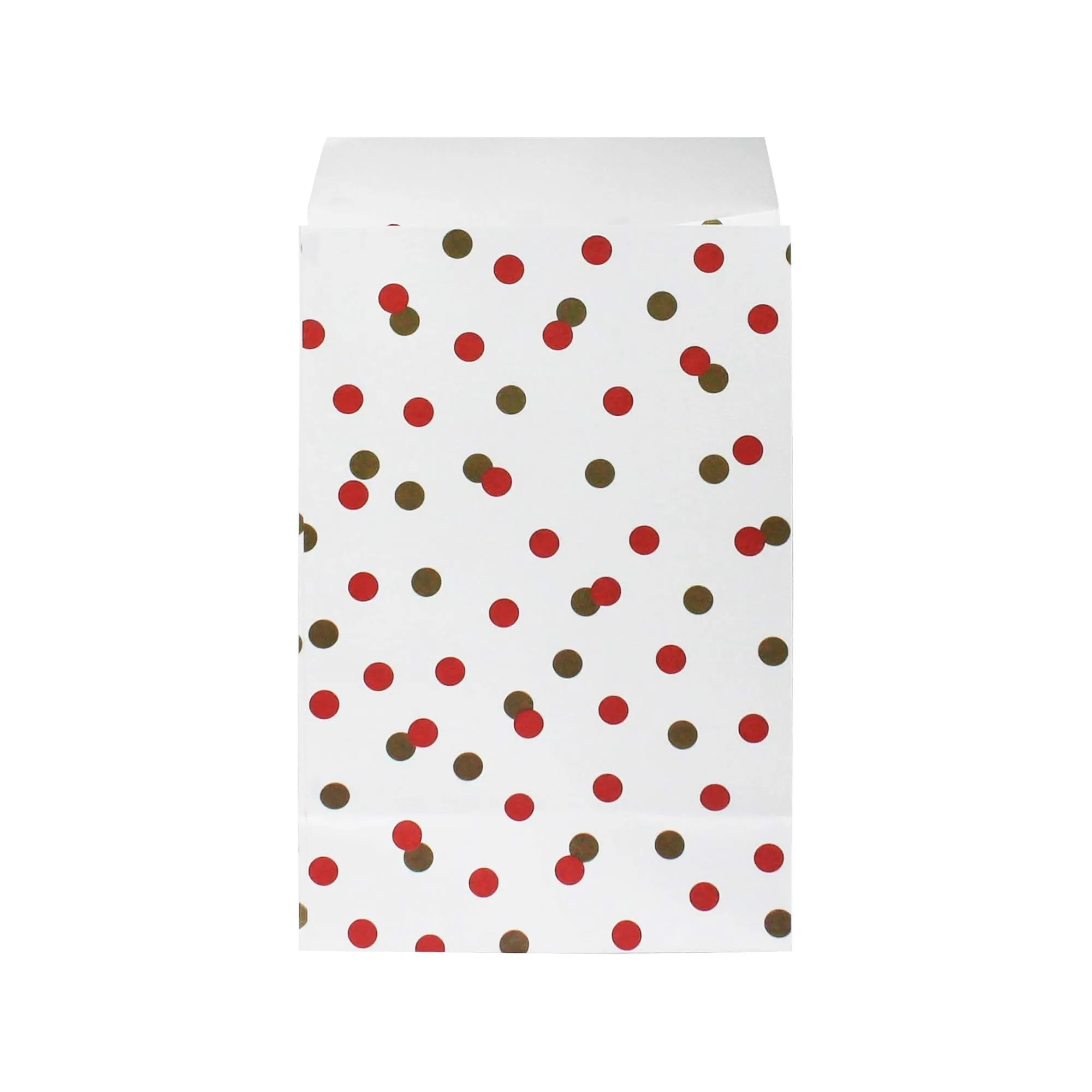 Gold Polka Dots Party Bags - Set of 10