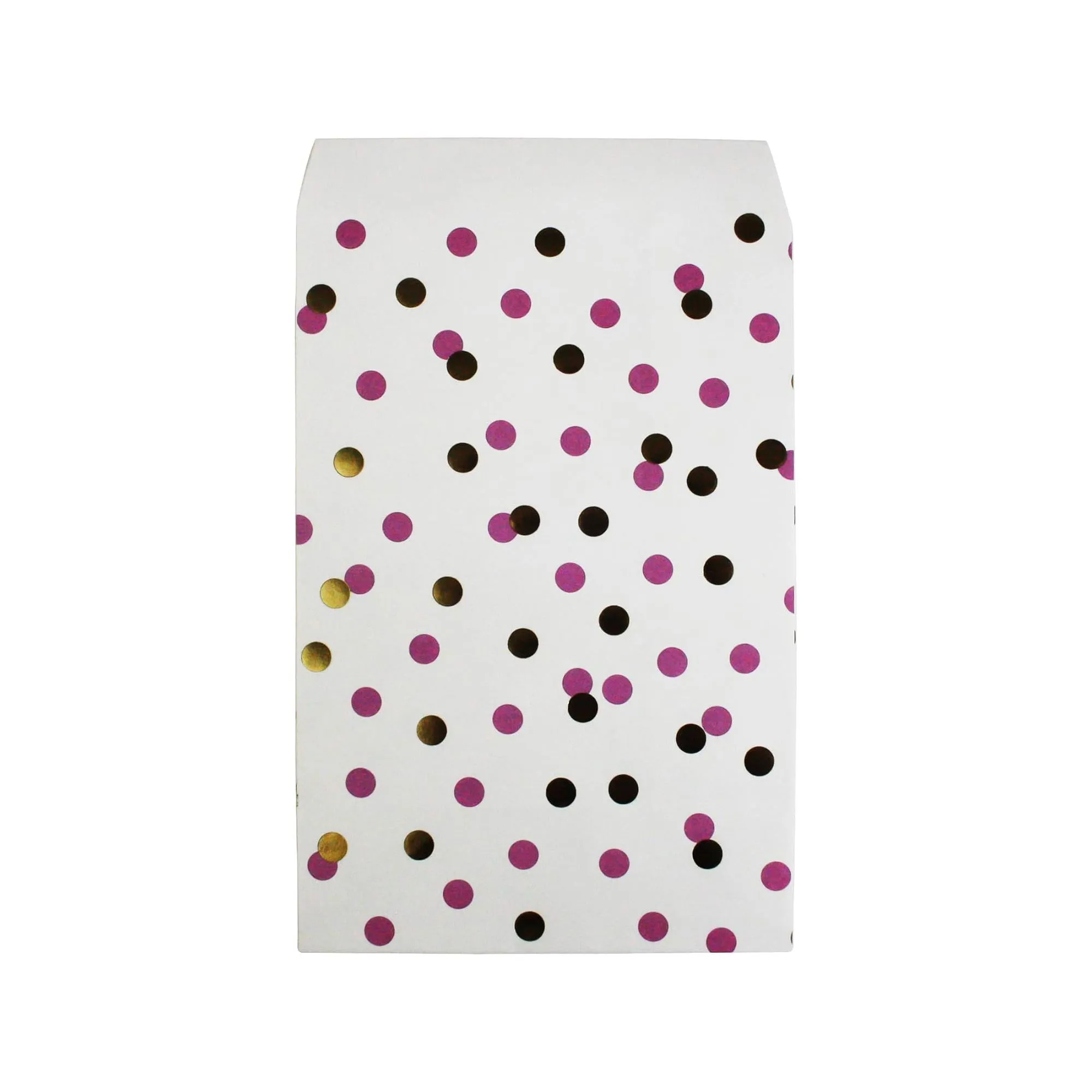 Gold Polka Dots Party Bags - Set of 10