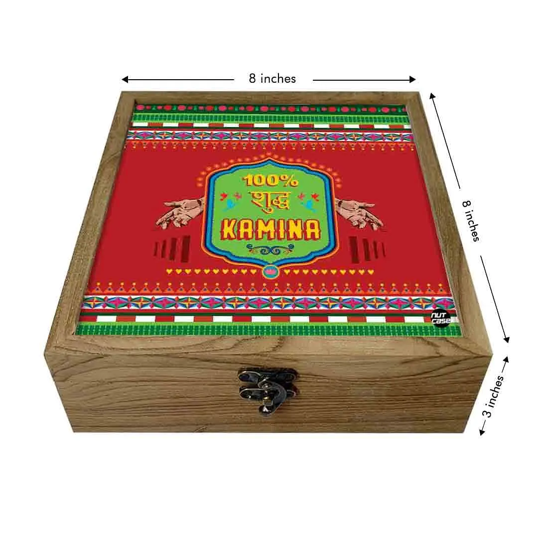 Hip Flask Gift Box -Indian Kitsch Quirky Design-Suddh Kamina