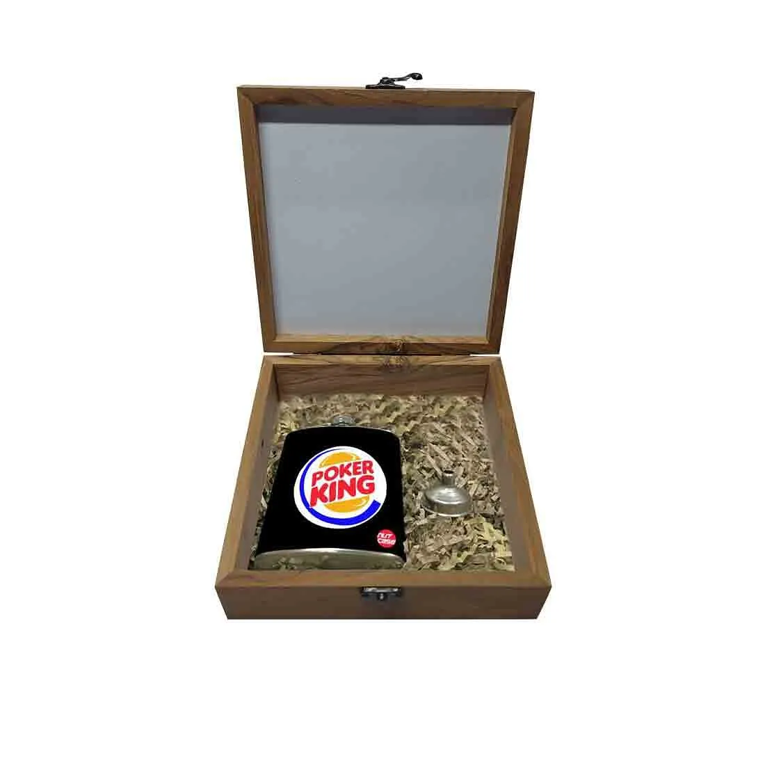 Hip Flask Gift Box -Poker King