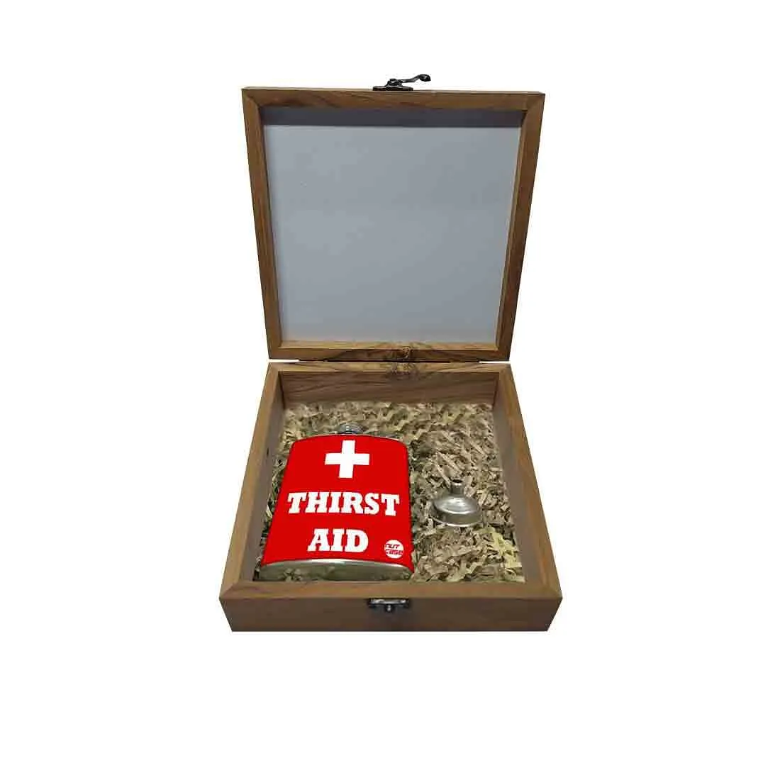 Hip Flask Gift Box -Thirst Aid