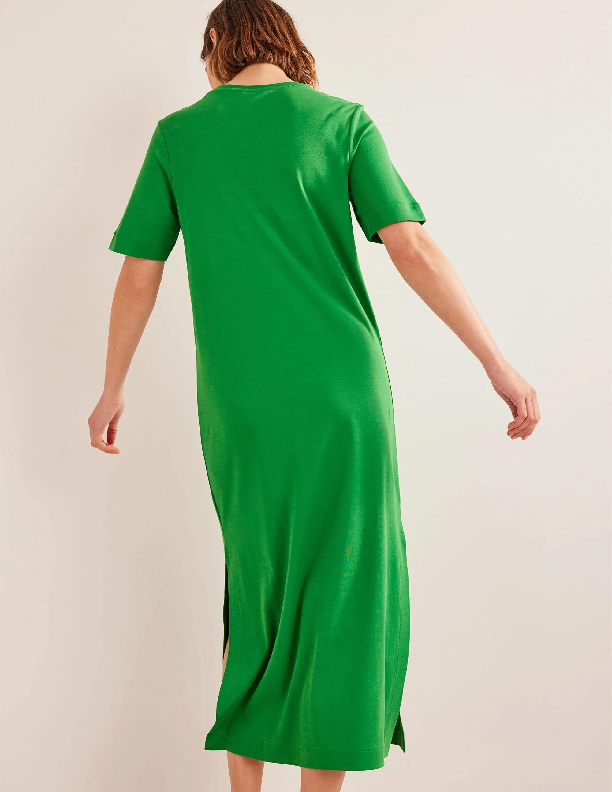 Jersey Midi T-Shirt Dress-Rolling Hills