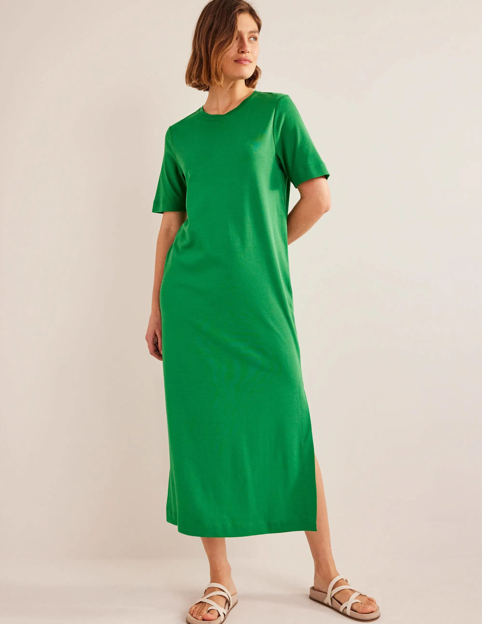 Jersey Midi T-Shirt Dress-Rolling Hills
