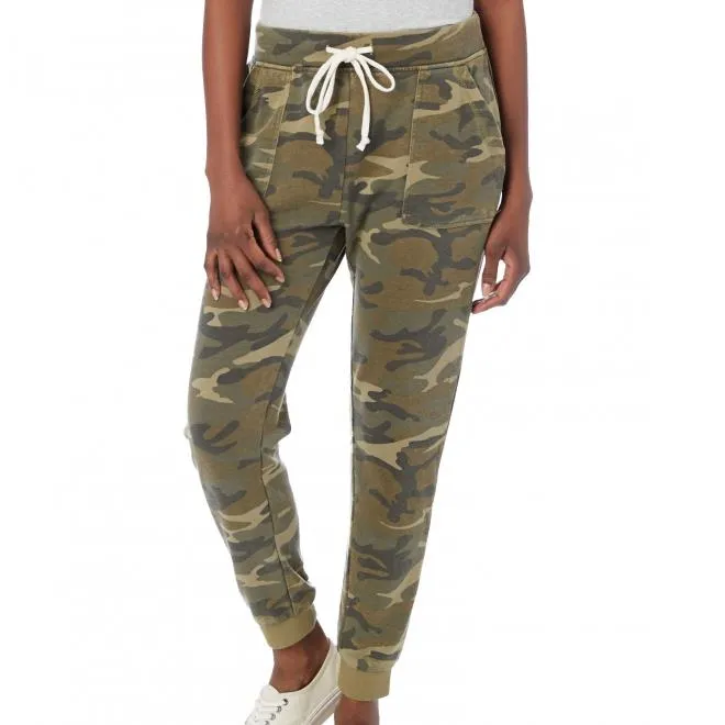 long weekend terry pants (camo)