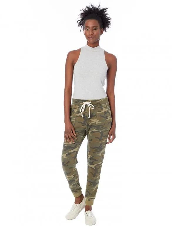 long weekend terry pants (camo)