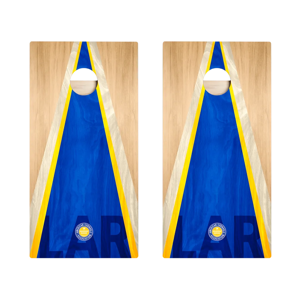Los Angeles LAR Football Gameday Classic Triangle Star Cornhole Boards