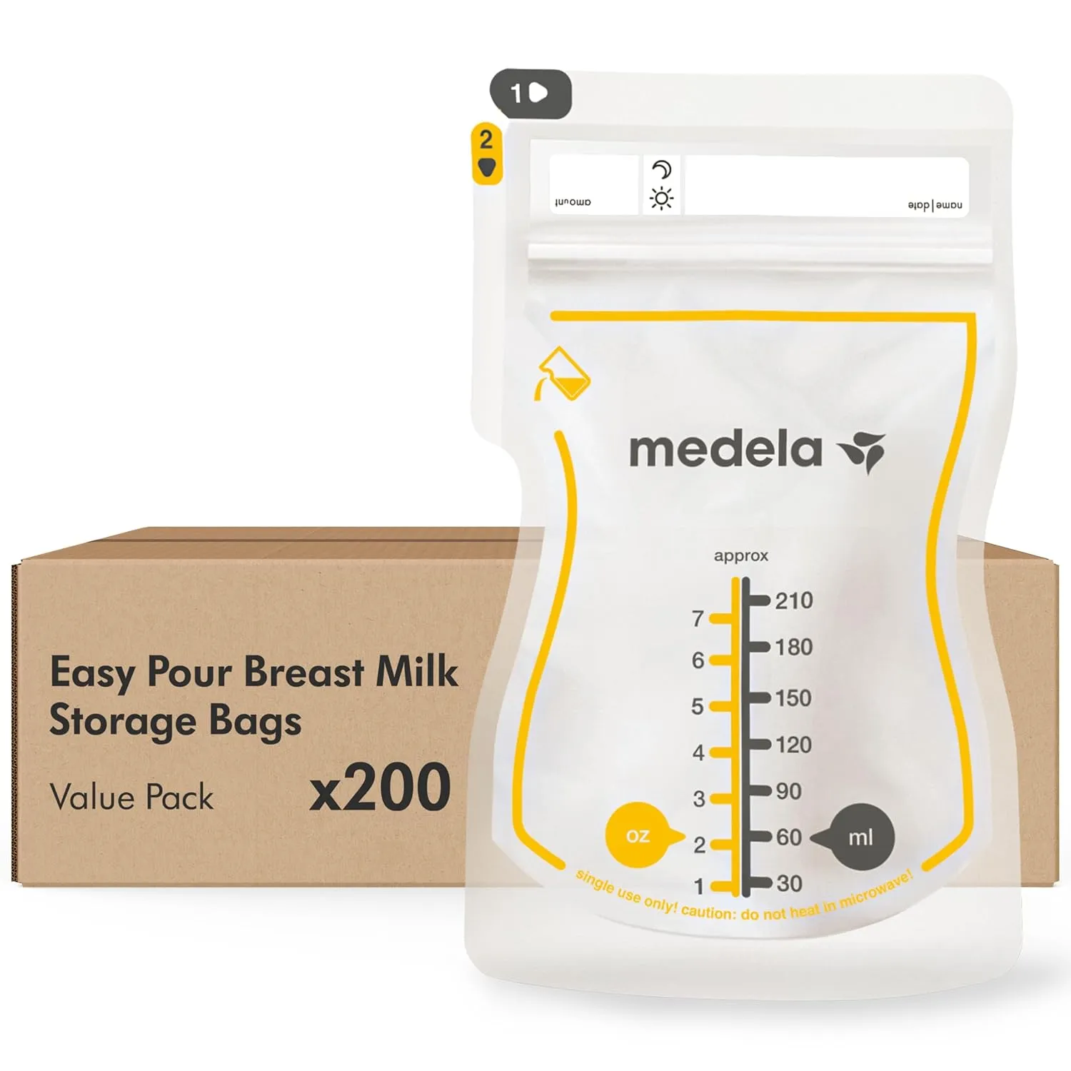 Medela Easy Pour Breast Milk Storage Bags
