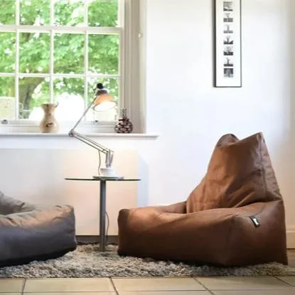 Mighty-b Leather Look Bean Bag Chair